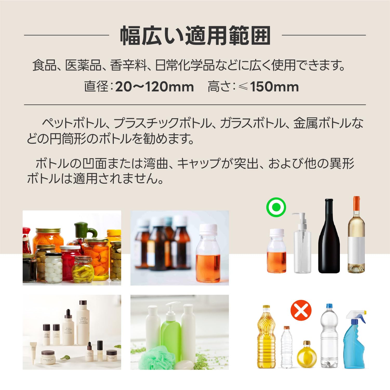 Amazon.co.jp: Kurflo ボトルラベラー 手動ボトルラベラー ラベル貼り